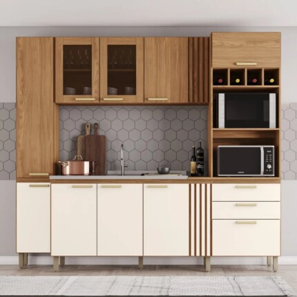Cozinha 2,38m BC01 com Vidro Bronze (5220) - Imagem 11