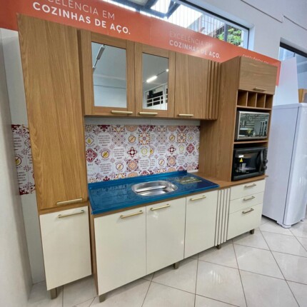 Cozinha 2,38m BC01 com Vidro Bronze (5220) - Imagem 6