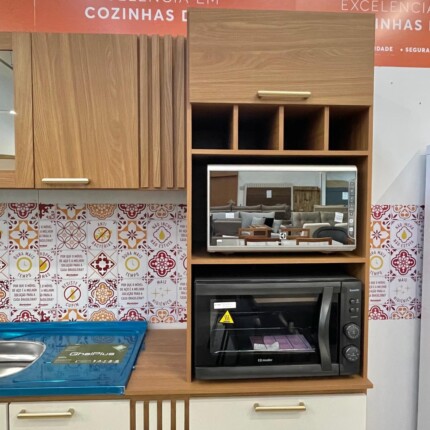 Cozinha 2,38m BC01 com Vidro Bronze (5220) - Imagem 4