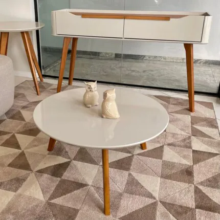 Mesa de Centro Classic Off White 75cm (3263) - Imagem 3
