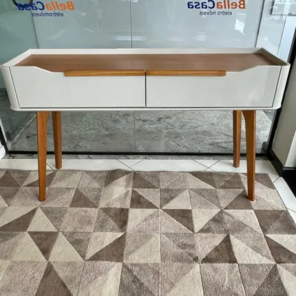 Aparador 1,36m Arc Off White com Nature (5743)