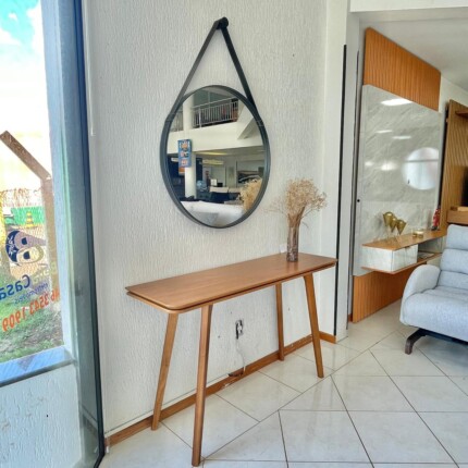 Aparador 1,36m Zury Nature com Pé Madeira (4299) - Imagem 1
