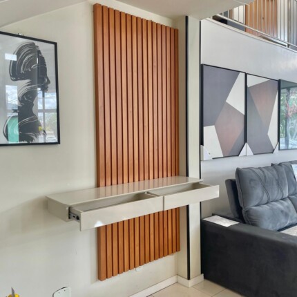 Aparador 136cm com Painel Ripado e 2 Gavetas Off (6280) - Imagem 3