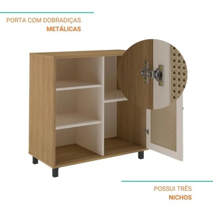 Balcao Buffet 80cm 1339 Charlote Cinamomo (6146) - Imagem 5