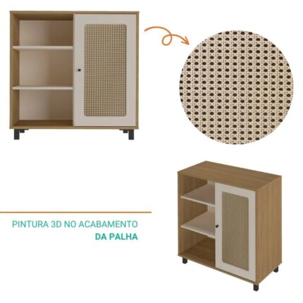 Balcao Buffet 80cm 1339 Charlote Cinamomo (6146) - Imagem 6