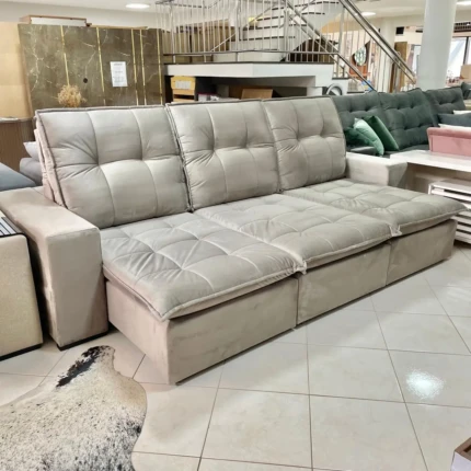 Sofa 2,90m Vancouver em Veludo - Di Qualita (6634)