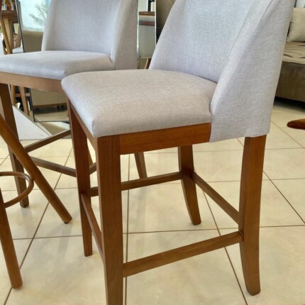 Kit Mesa Bistro Gourmet com Vidro com 2 Banquetas Ambient (5582-3541) - Imagem 4