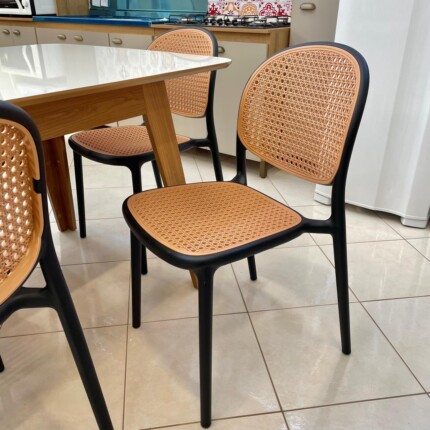 Mesa 1,60m TM79 Off White (87) com 6 Cadeiras Positano (4227) - Imagem 3