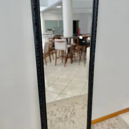 Espelho com Moldura 1,63m x 63cm Preto (20) - Imagem 4