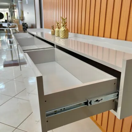 Painel 2,23m Ripado com altura 2,40m Pratic Cedro (2846) - Imagem 2