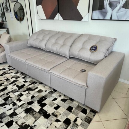 Sofa 2,70m Exclusive em Linho (2800) - Imagem 5