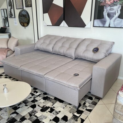 Sofa 2,70m Exclusive em Linho (2800) - Imagem 6