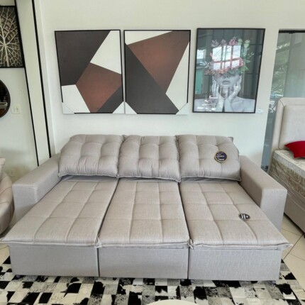 Sofa 2,70m Exclusive em Linho (2800) - Imagem 7