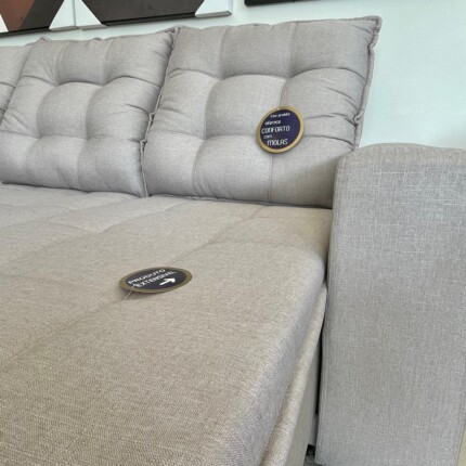 Sofa 2,70m Exclusive em Linho (2800) - Imagem 3