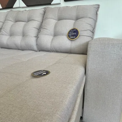 Sofa 2,70m Exclusive em Linho (2800) - Imagem 3