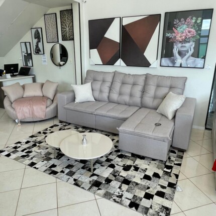 Sofa 2,70m Exclusive em Linho (2800) - Imagem 4
