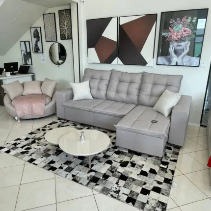 Sofa 2,70m Exclusive em Linho (2800) - Imagem 4