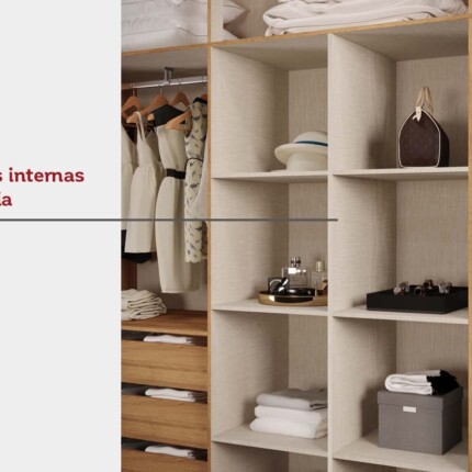 Roupeiro 2,73m 6 Portas MDF New Imperio com Espelho (1167) - Imagem 8