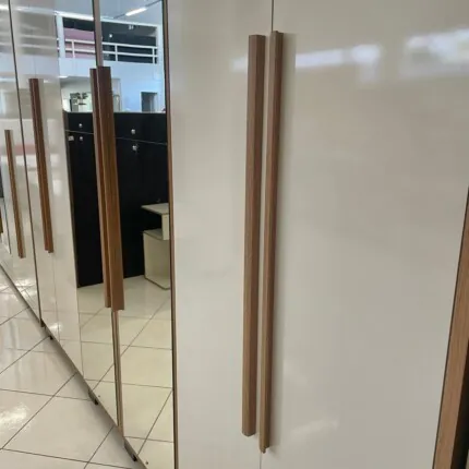 Roupeiro 2,73m 6 Portas MDF New Imperio com Espelho (1167) - Imagem 10