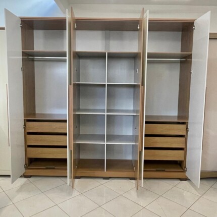 Roupeiro 2,73m 6 Portas MDF New Imperio com Espelho (1167) - Imagem 9