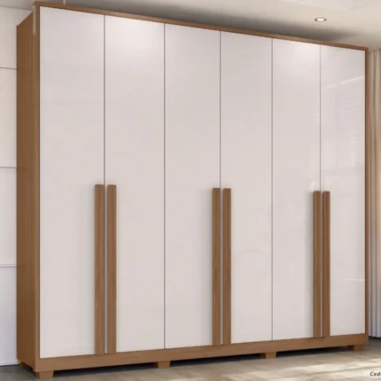 Roupeiro 2,75m 6 Portas 100% MDF Dubai (2888) - Imagem 5