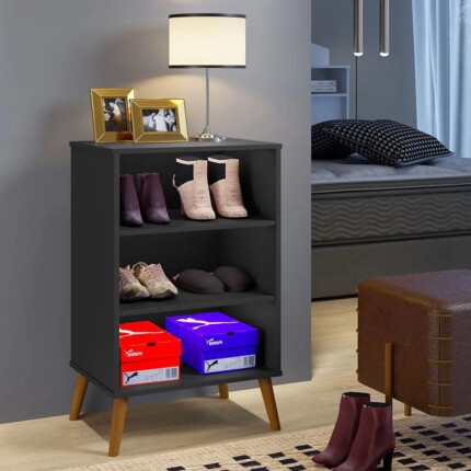 Balcao 50cm 2 Portas Cali Preto (4213) - Imagem 2