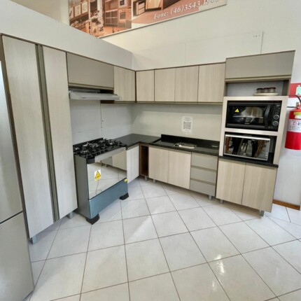 Cozinha Canto 2,35m x 2,60m Luana 100% MDF Modulada (2116-7) - Imagem 4