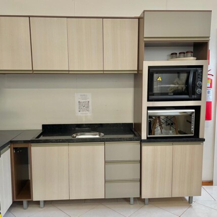 Cozinha Canto 2,35m x 2,60m Luana 100% MDF Modulada (2116-7) - Imagem 2