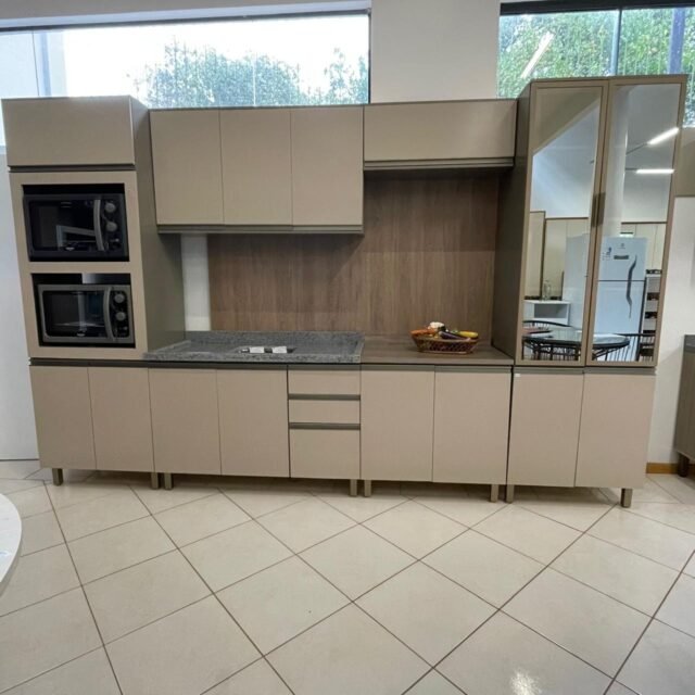 Cozinha 3,44m Modulada 100% MDF Connect (5973) - Bella Casa de Realeza PR