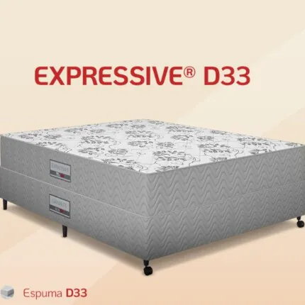 Cj. Box CASAL 1,38m Expressive – Firme – Castor (4835)