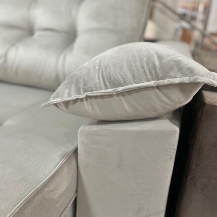 Sofa 2,50m Ferrero com Braços Almofadado (6823) - Image 4