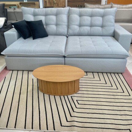 Sofa 2,84m Caribe Cinza - Di Qualita (5715) - Imagem 8