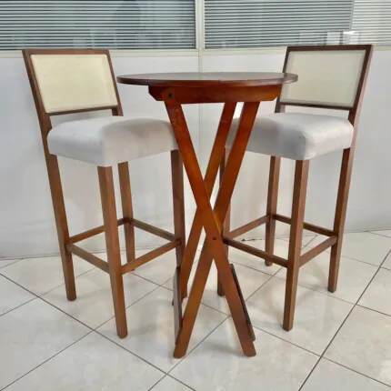 Kit Mesa Bistro com 02 Banqueta com Tela (5272-3620) - Imagem 4