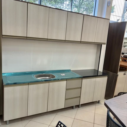 Cozinha 2,40m Luana 100% MDF Modulada (2028) - Imagem 1