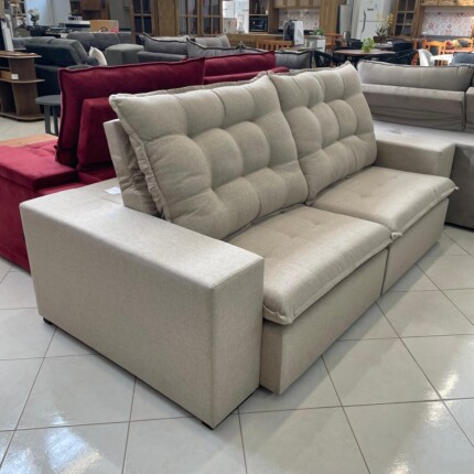 Sofa 2,44m Caribe em Linho - Di Qualita (3055) - Imagem 3