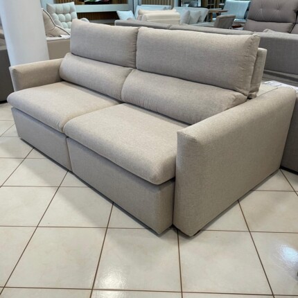 Sofa 2,50m Dublin Linho Bege - Di Qualita (6577) - Imagem 4