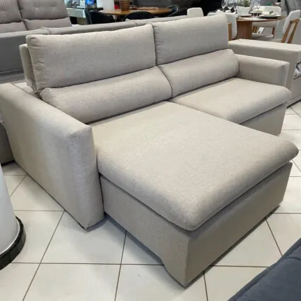 Sofa 2,50m Dublin Linho Bege - Di Qualita (6577)