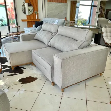 Sofa 2,60m Taylor Enele em Tecido Tricot Nobre (1965)