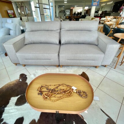 Sofa 2,60m Taylor Enele em Tecido Tricot (1965) - Imagem 7