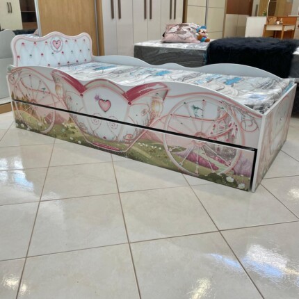 Cama Solteiro Reino Mágico com Cama Auxiliar (1314) - Image 3