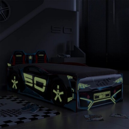 Cama Solteiro Tornado com Cama Auxiliar que Brilha no Escuro (6435) - Image 3