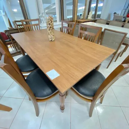 Mesa 1,60m Torneada (983) com 6 Cadeiras Larissa (2823) - Imagem 3