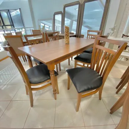 Mesa 1,60m Torneada (983) com 6 Cadeiras Larissa (2823) - Imagem 4