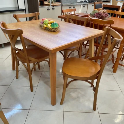 Mesa 1,15m Avela (3648) com 4 Cadeiras Leon X (1477) - Imagem 2