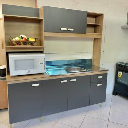 Cozinha 1,82m Sevilha Cinza (1350) - Imagem 4