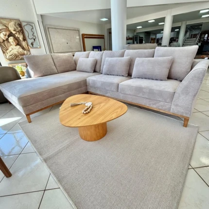 Sofa 3,13m Strauss com Chaisse Enele em Tecido Impermeavel (2167) - Imagem 6