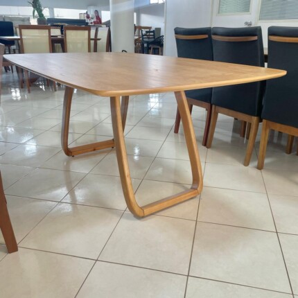 Mesa Sofia 1,80m (1452) com 6 Cadeiras Karol Linho (2585) - Imagem 2