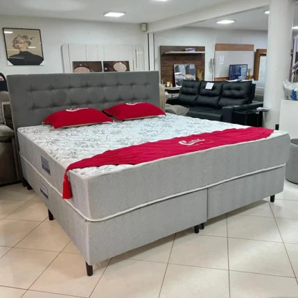 Cj. Box QUEEN 1,58m Expressive – Firme – Castor (2393)