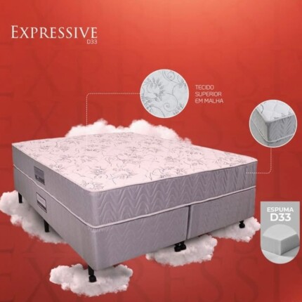 Cj. Box CASAL 1,38m Expressive – Firme – Castor (4835) - Imagem 4