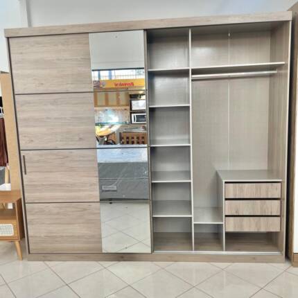 Roupeiro 2,60m 2 Portas Deslizantes Glamour (3405) - Imagem 5